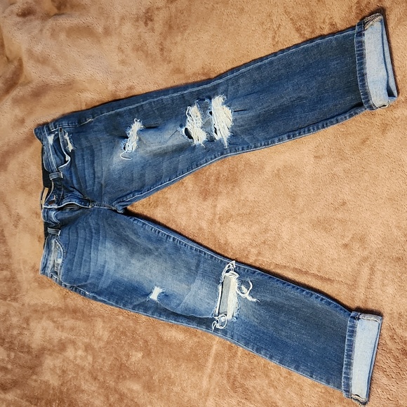 Joe's Jeans Denim - Joes Jeans Keagan Skinny distressed ankle jeans size 29